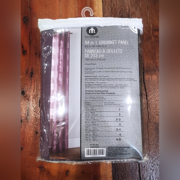 1 Purple grommet Panel - Picture 2 of 2